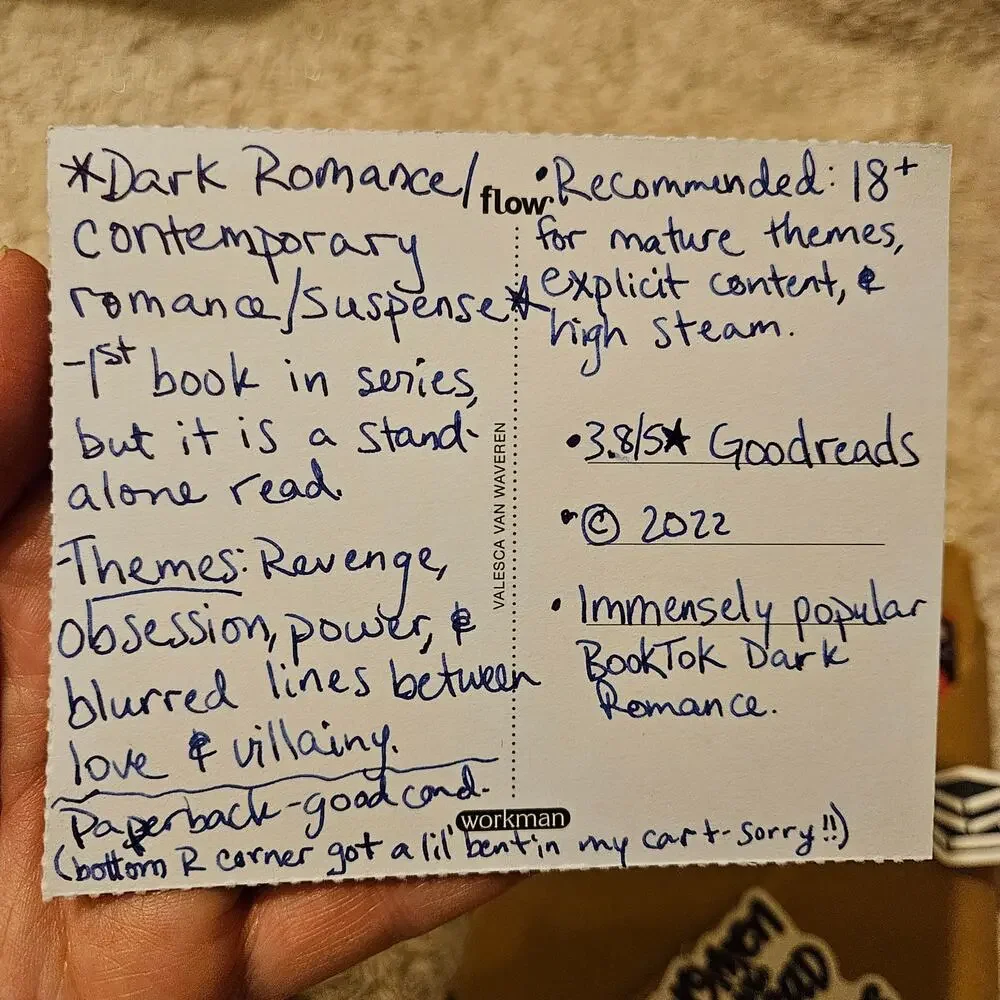 Blind Date With A Book/ Bookish Bundle #16: Dark Romance/Suspense